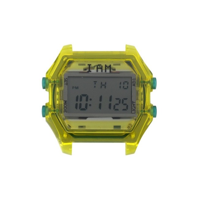 I AM green and green IAM109 man digital watch