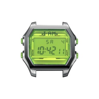 Orologio digitale I AM uomo verde fluo e brunito IAM103