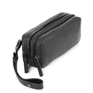 Piquadro Urban Pouch black with three hinges with handle 2