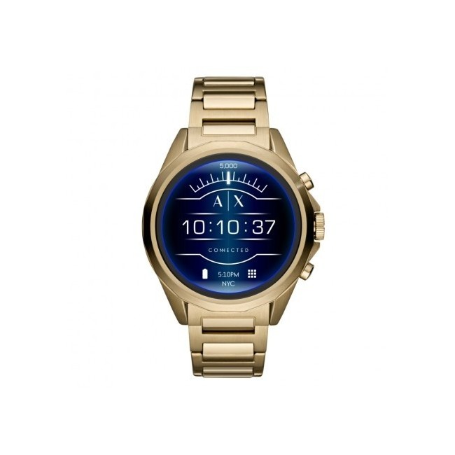 Orologio Armani Exchange Drexler gold quadrante blu - AXT2001