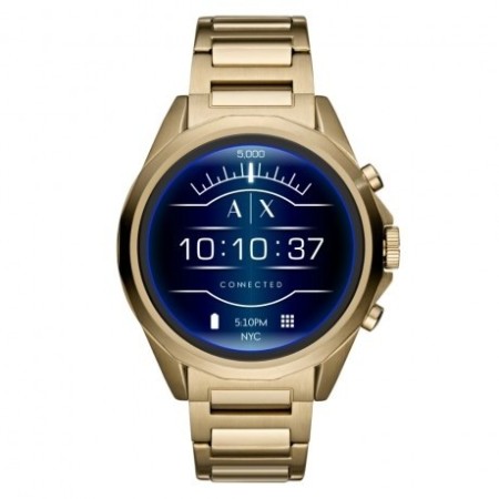 Orologio Armani Exchange Drexler gold quadrante blu - AXT2001
