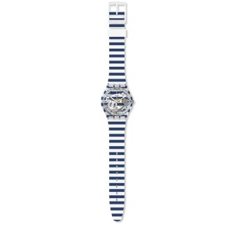 Orologio Swatch unisex Just Paul a righe fanstasia marinara GE270