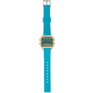 I AM Women's Digital Watch light blue / aqua green