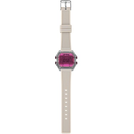 I AM fuchsia / gray digital woman watch IAM009204