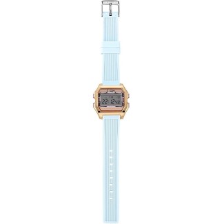Women's Digital Watch I AM powder pink / light blue IAM003202