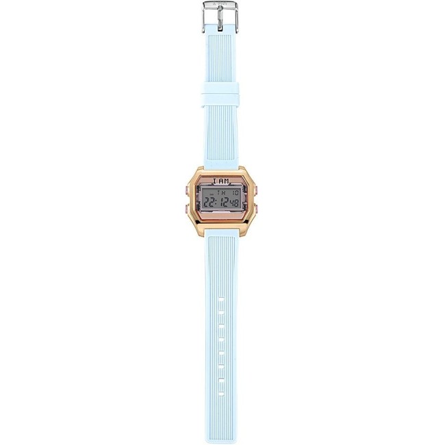 Women's Digital Watch I AM powder pink / light blue IAM003202