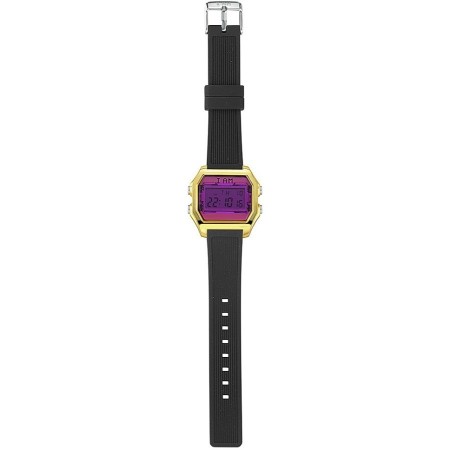 I AM Fuchsia / Black Women's Digital Watch - IAM005206