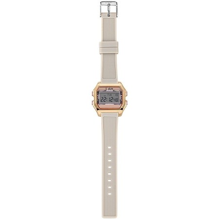I AM powder pink / gray digital woman watch - IAM003204