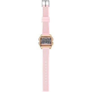I AM powder pink / pink digital woman watch - IAM003203