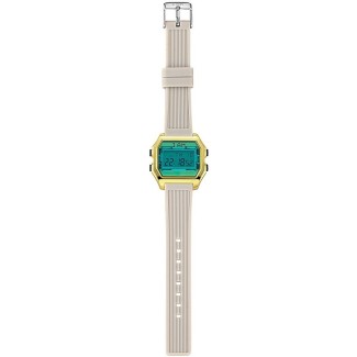I AM green / gray digital woman watch - IAM006204
