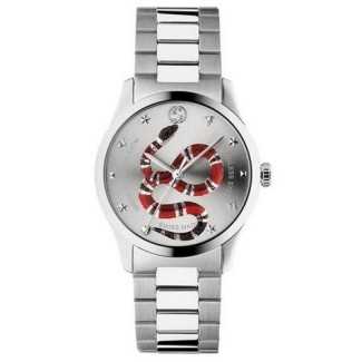 Orologio Gucci uomo G-Timeless Iconic serpente silver YA1264076