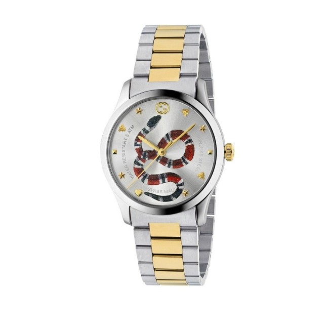 Orologio Gucci uomo G-Timeless Iconic bicolor - YA1264075