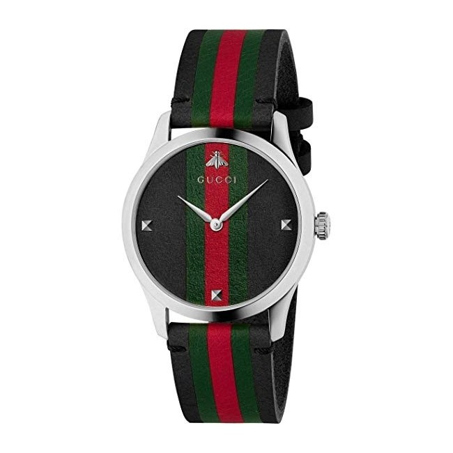 Gucci Men's G-Timeless Contemporary Leather Watch - YA1264079