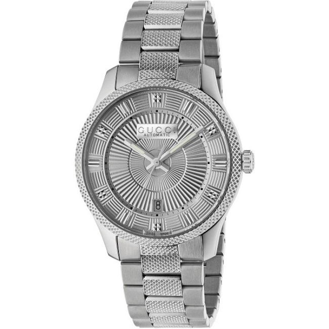 Gucci men's watch G-Timeless aut Eryx silver - YA126339