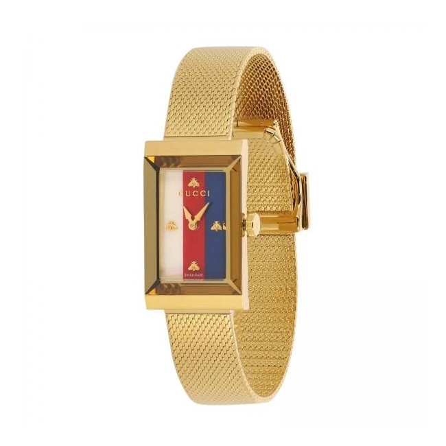 Orologio Gucci uomo donna New G-Frame gold - YA147410