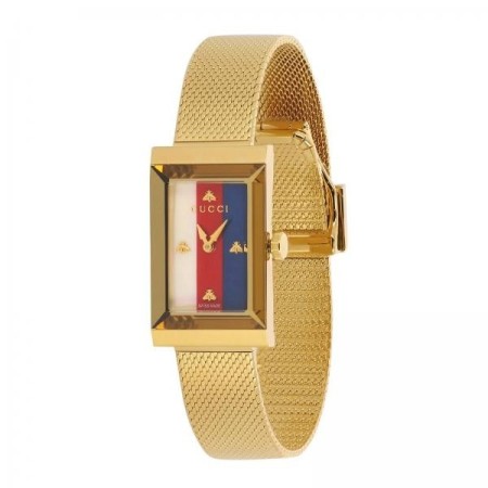 Orologio Gucci uomo donna New G-Frame gold - YA147410