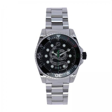 Gucci man watch Dive steel snake - YA136218