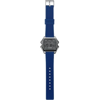 Herren Digitaluhr I AM grau / blau - IAM101309