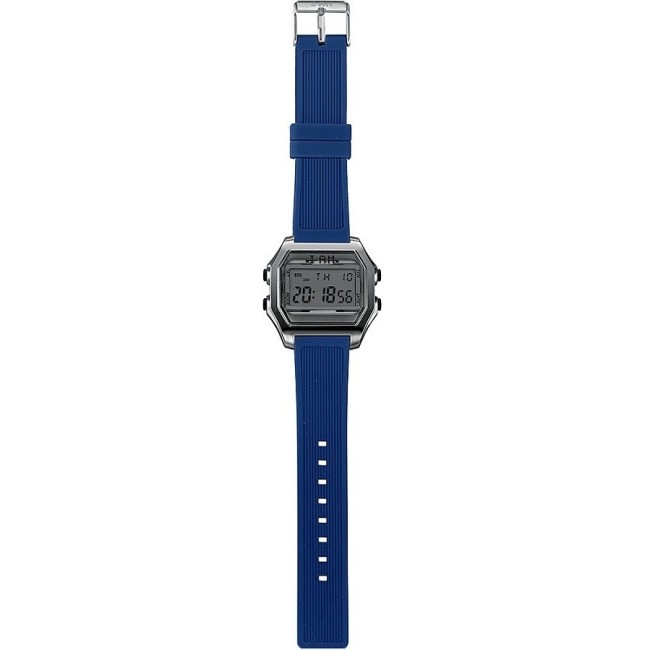 Herren Digitaluhr I AM grau / blau - IAM101302