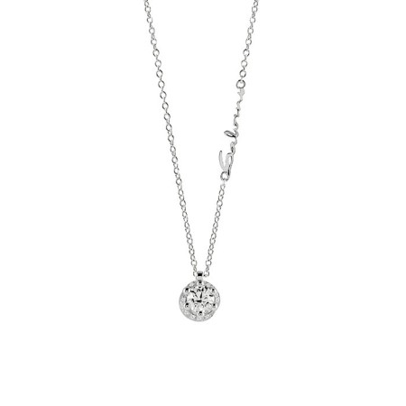 Salvini Poesia necklace with central diamond and contour - 20068984