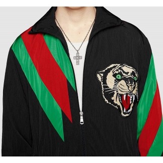 Gucci Halskette mit G Quadro Silberkreuz - YBB552395001 2