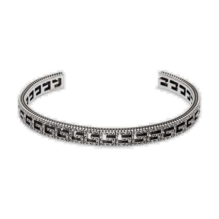 Bracciale Gucci G Quadro in argento rigido - YBA576990001