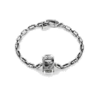 Bracciale Gucci con cubo G Quadro in argento - YBA550888001 2