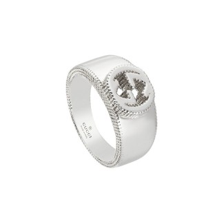 Unisex Gucci Ring mit silbernem GG Logo - YBC479228001