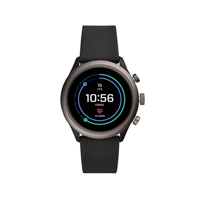 Fossil Uhr Smartwatch Sport schwarz Silikon - FTW4019
