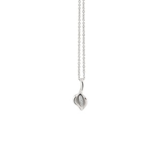 Calla Lily Necklace-GPE0881W 2