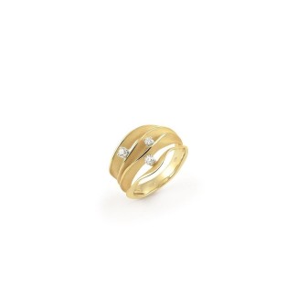 Annamaria Cammilli Dune ring in yellow gold GAN1942U