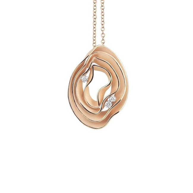 Annamaria camilli Dune necklace in orange gold GPE2444J