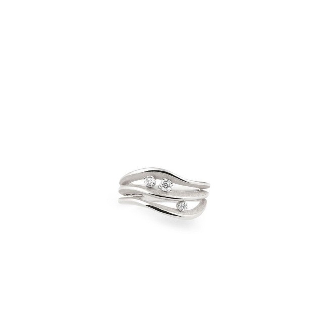 Annamaria Cammilli Luxor ring in white gold - GAN2632W