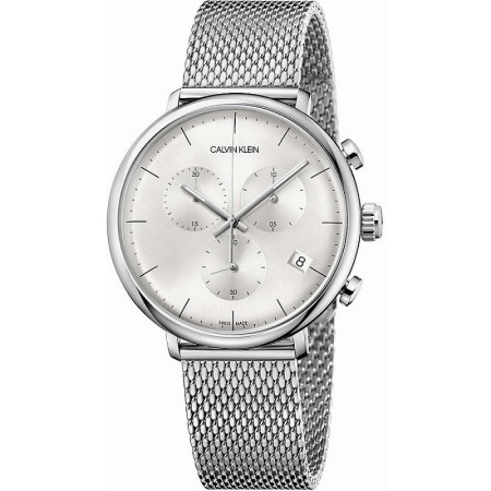 Calvin Klein watch High Noon silver chronograph - K8M27126