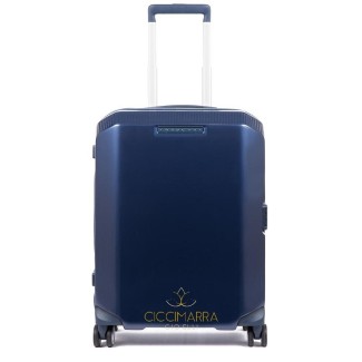 Piquadro ultra slim starre Trolley blau PiQ3 - BV4425CB / BLU