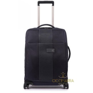 Piquadro ultra slim four wheels Brief- BV4343BR / BLUE trolley