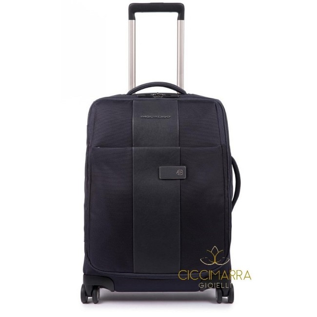 Piquadro ultraflacher Slip mit vier Rädern - BV4343BR / BLUE Trolley