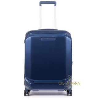 Trolley Piquadro con porta PC  rigido blu PiQ3 - BV4736CB/BLU