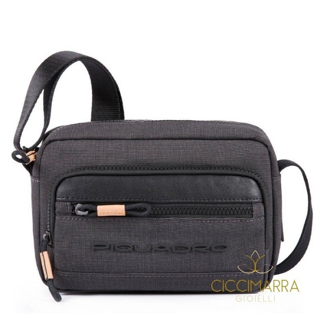 Shoulder Piquadro crossover Blade black - CA4863BL / N