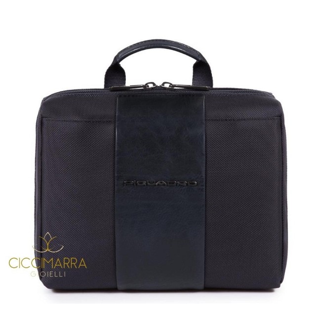 Beauty Piquadro da viaggio con gancio Brief blu - BY3058BR/BLU