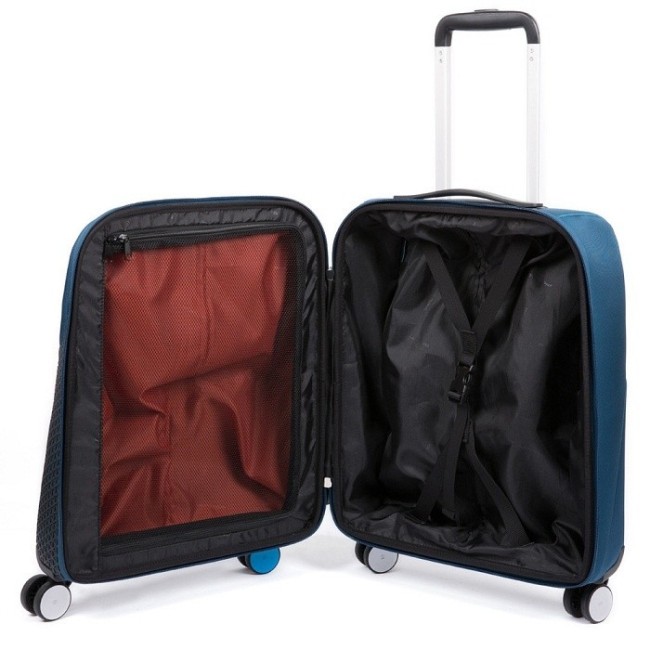 Trolley Piquadro ultra slim quattro ruote Coleos - BV3849OS39/BLU