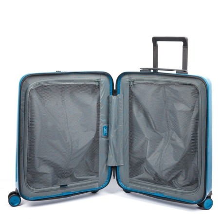 Piquadro ultra slim rigid trolley blue Seeker - BV4425SK70 / BLU