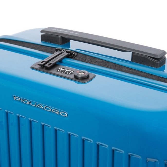 Trolley Piquadro ultra slim rigido blu Seeker - BV4425SK70/BLU
