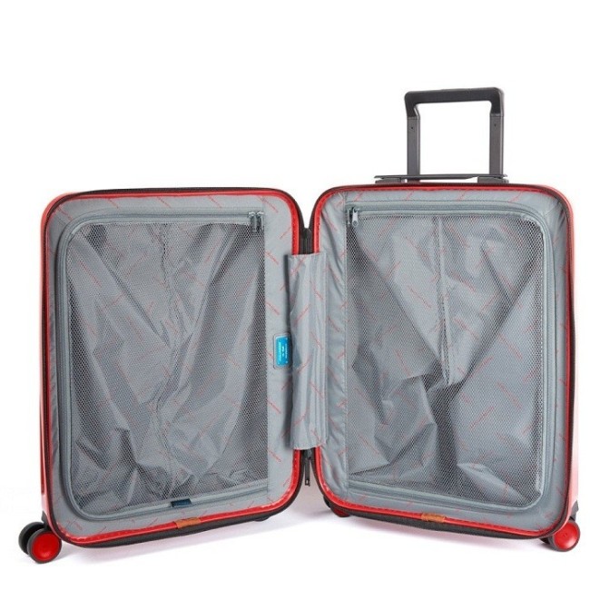 Piquadro ultra slim rigid red trolley Seeker - BV4425SK70 / R