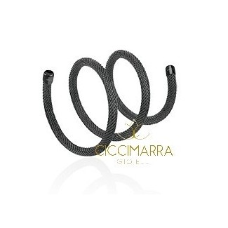 Bracciale Breil in acciaio nero New Snake - TJ2713