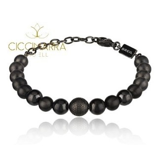 Bracciale Breil Shungite con sfere in acciaio B Fence TJ2776