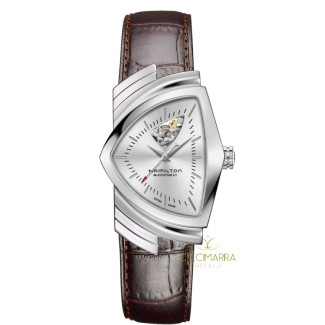 Hamilton Ventura Open Heart silver car watch H24515552
