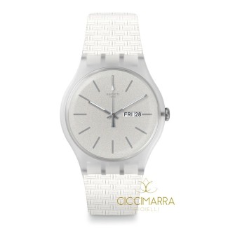 Swatch watch New Gent Bricablanc - SUOW710