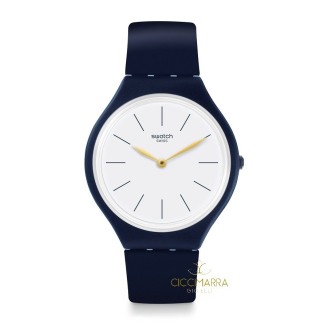 Blue Swatch Skin Skinblackwall Watch - SVON102C