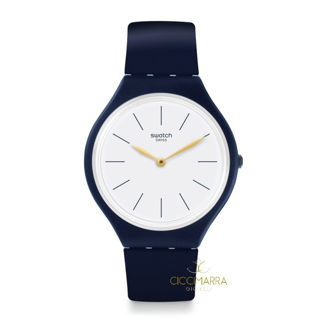 Blue Swatch Skin Skinblackwall Uhr - SVON102C